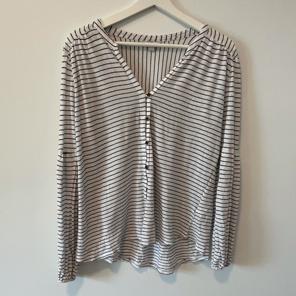 LUCKY Brand Striped Knit Top - Picture 2 of 10